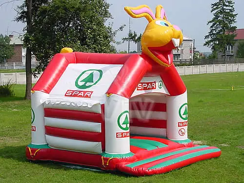 Spar brand bounces inflatable product photo