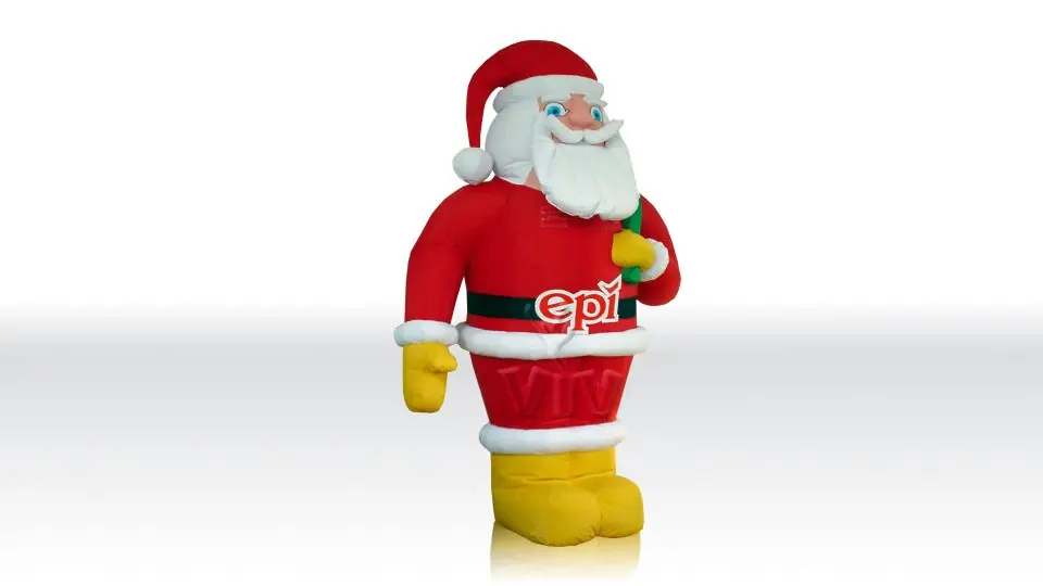 Christmas Father Costume (with blower) commercial attraction accessory