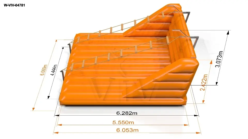 Ladders Standard 6.3 x 6.0 x 3.1 m commercial inflatable action game