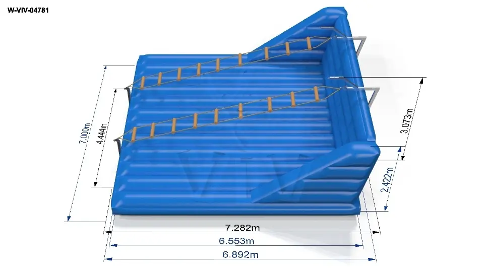 Ladders Standard 7.3 x 7.0 x 3.1 m commercial inflatable action game