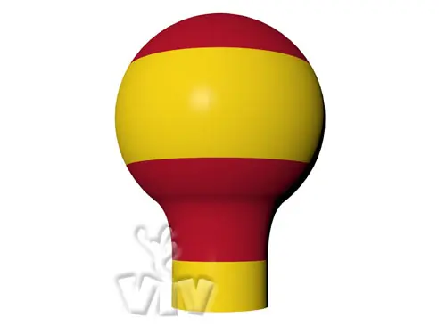 Balloon without narrowing 6 m commercial promotional inflatable balloon