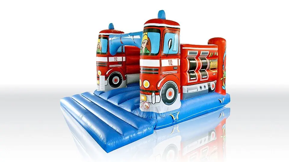Bounce Fire truck without roof commercial inflatable bounce