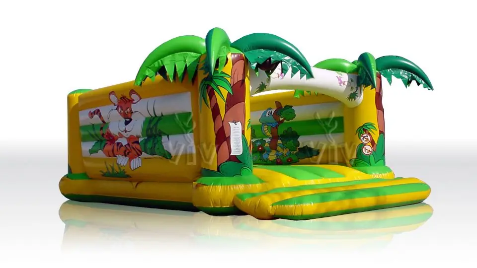 Jungle 10 x 7 m without roof commercial inflatable bounce