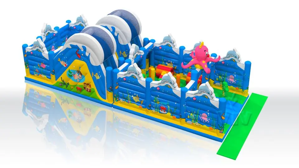 Obstacle Course Underwater World - Collection Unterwater World commercial inflatable obstacle course
