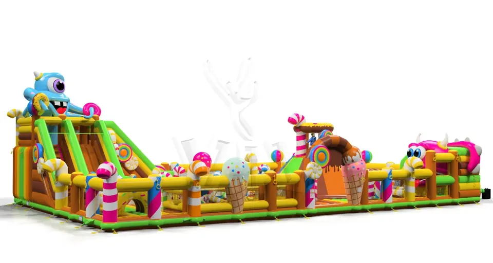 Copy of Playground Micro Monsters (full floor) commercial inflatable playground